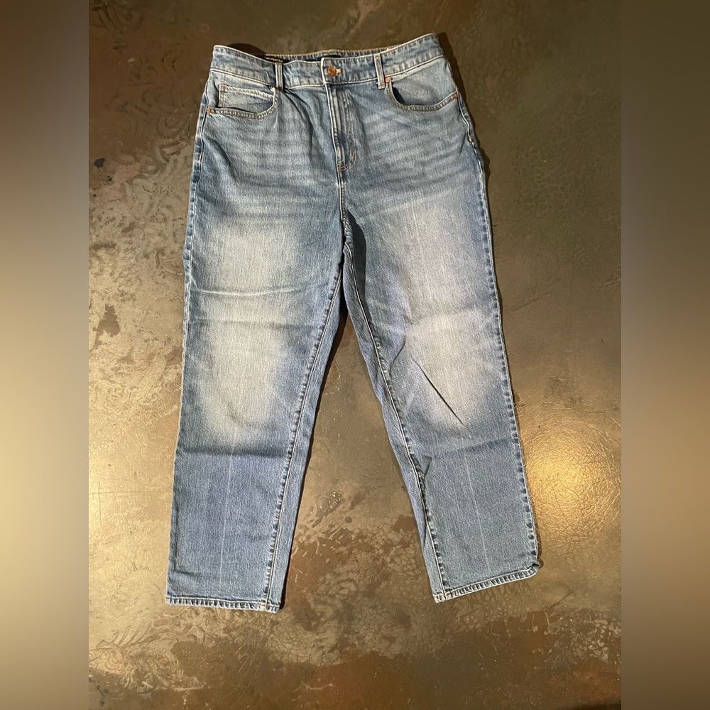Talbots Denim Blue High Waisted Relaxed Jeans